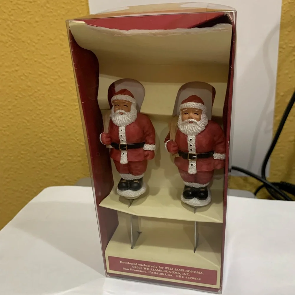 Williams-Sonoma Santa Claus Cheese Spreaders 2003